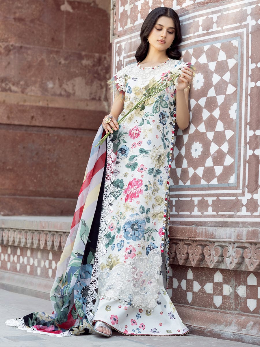 Buy 2081-A Printed Lawn 3 Piece Suit Online in Pakistan