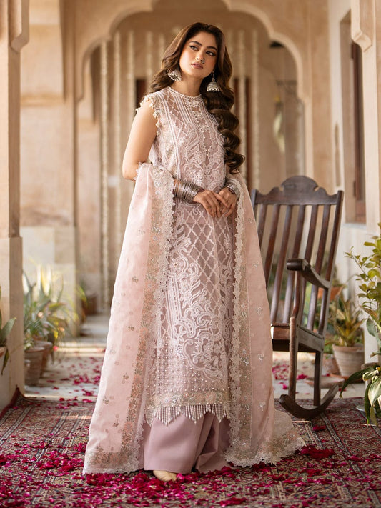 Hyyas Tufted & Sequenced Embroidered 3 Piece Suit
